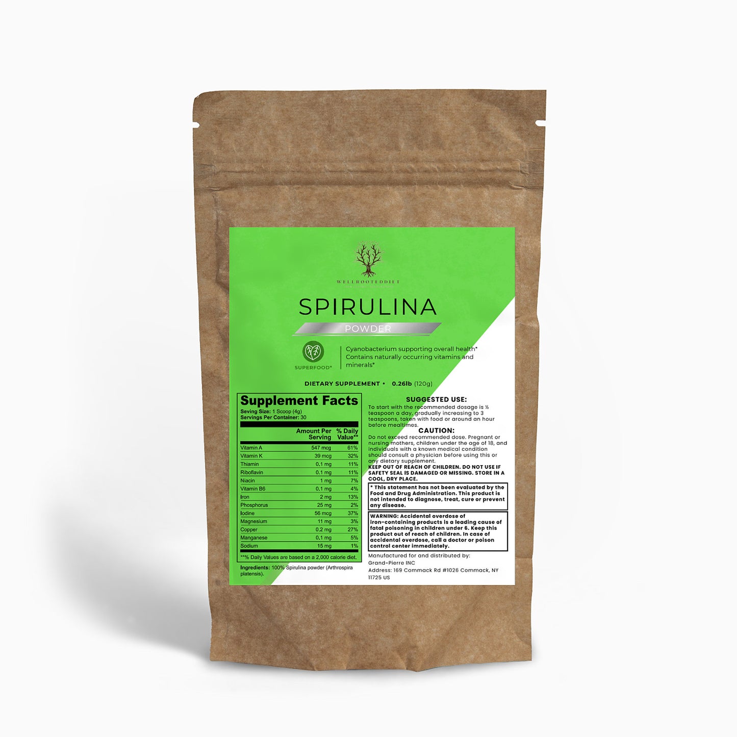 Organic Spirulina Powder