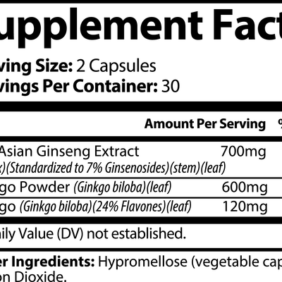 Ginkgo Biloba + Ginseng