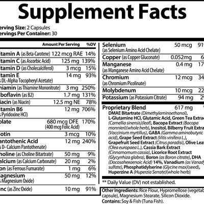 Nootropic Brain & Focus Formula